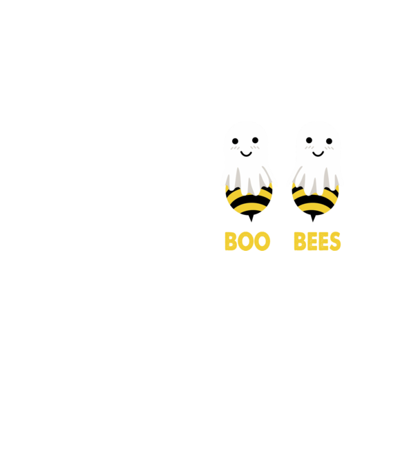 Boo bees model galben neon pe tricou
