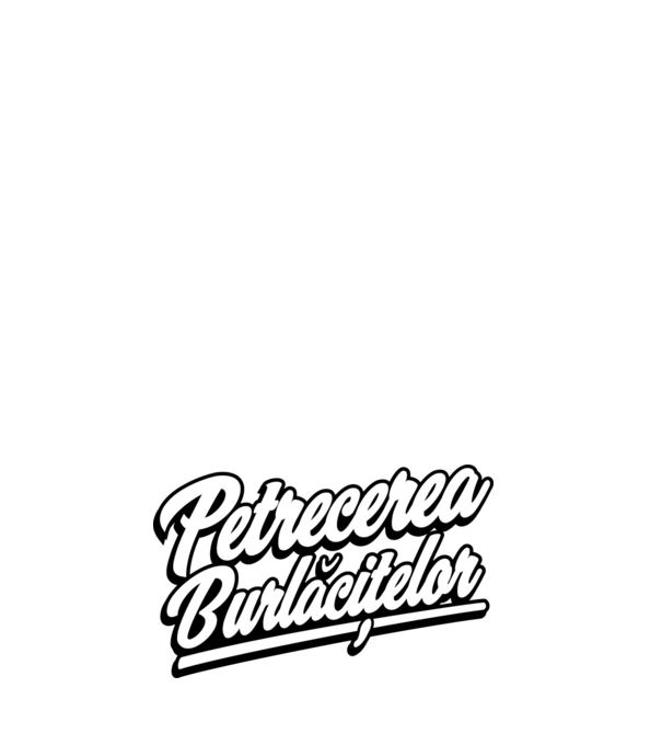 petrecerea burlăcițelor model negru pe tricou