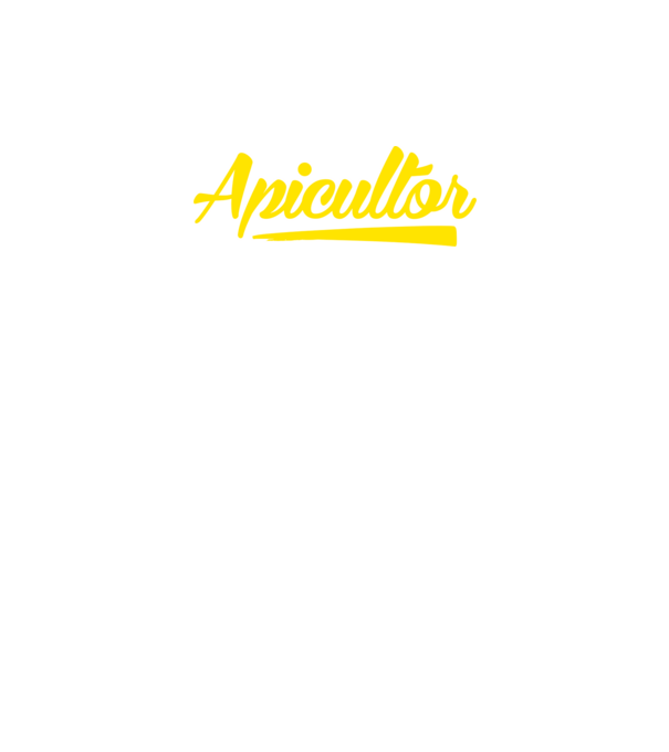 Apicultor model negru pe tricou