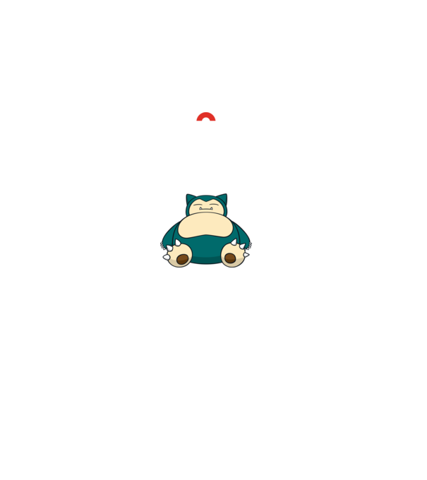 Keep Calm Snorlax model negru pe tricou