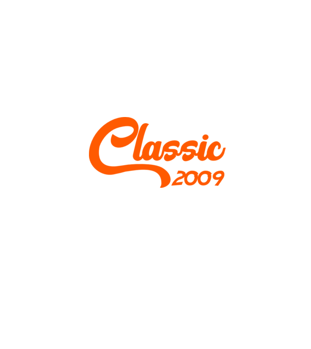 Classic 2009 model negru pe tricou