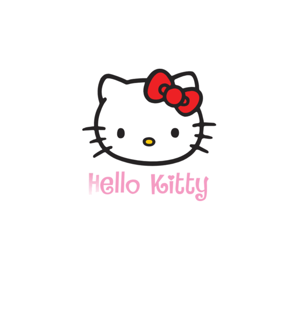Hello Kitty model roșu pe tricou
