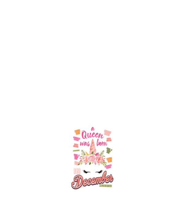 A queen was born in DECEMBER model negru pe tricou