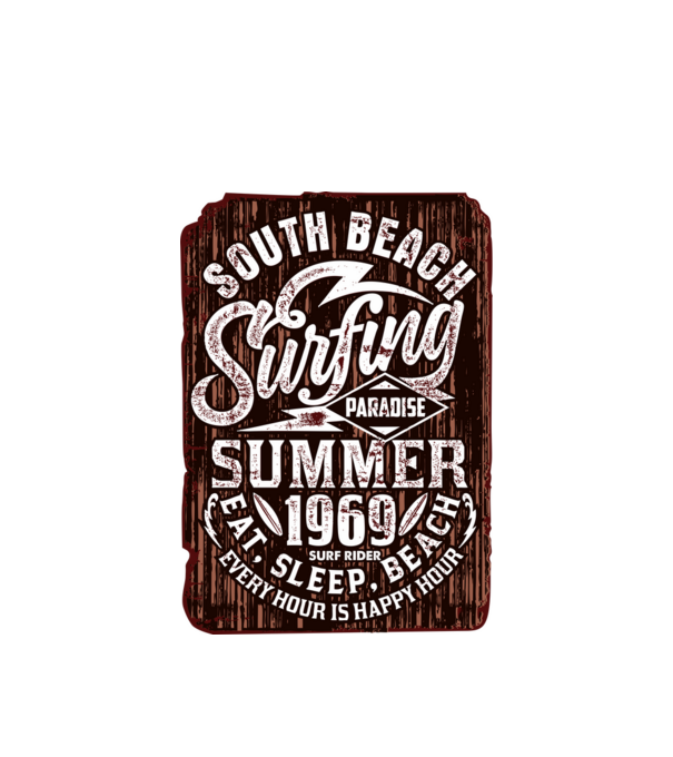 South Beach model alb pe tricou