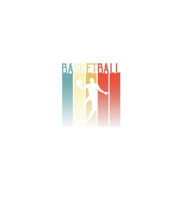 basketball vintage model negru pe tricou