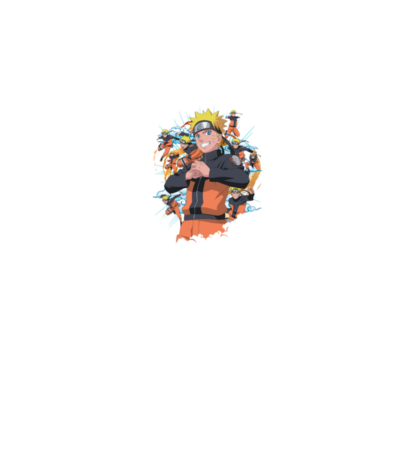 NARUTO model negru pe tricou