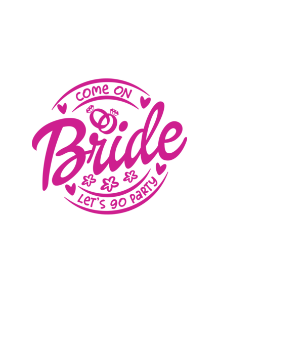 Bride Barbie lets go party model negru pe tricou