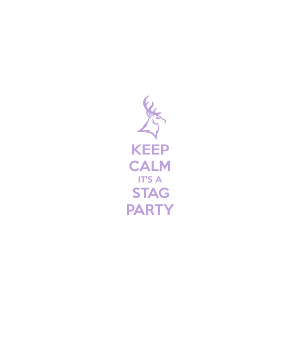 Keep calm stag party on model negru pe tricou