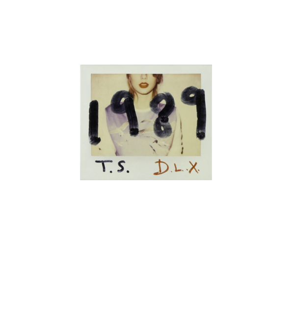 Taylor Swift polaroid model alb pe tricou