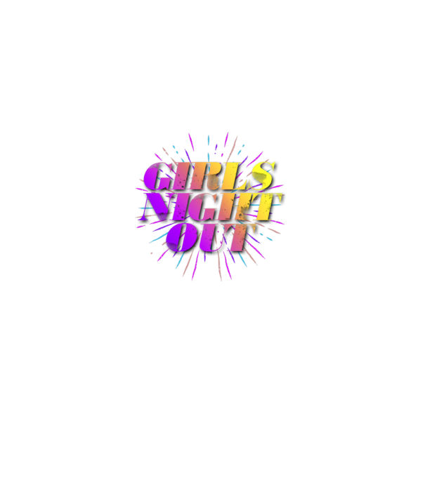 Girls Night Out model albastru închis pe tricou