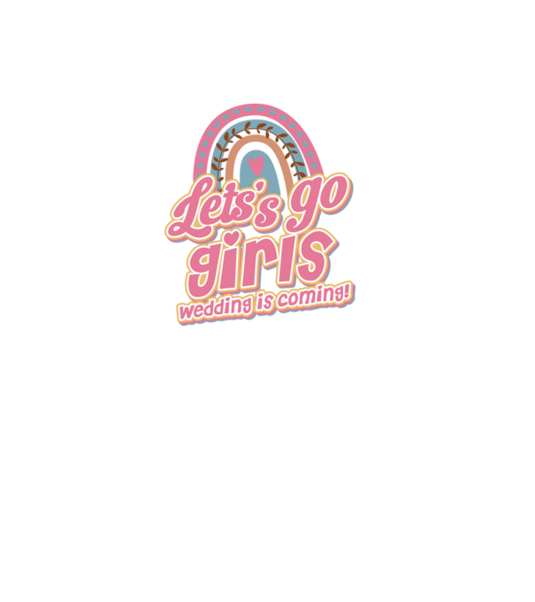 Lets go girls model roz deschis pe tricou