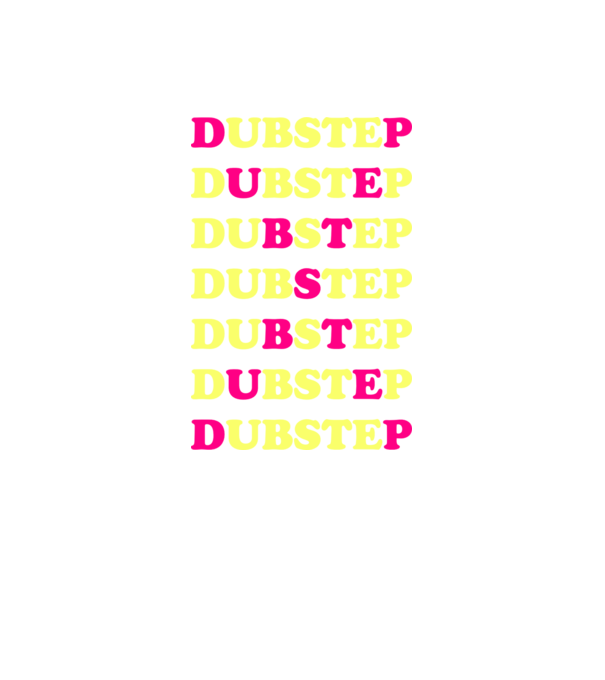 Dubstep model negru pe tricou