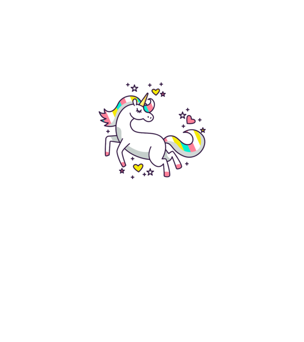 Unicorn Spark model gri pe tricou