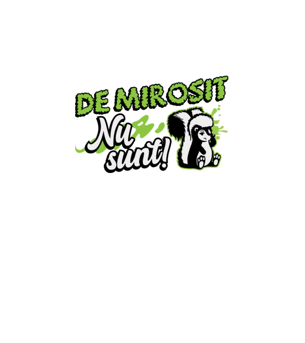 De mirosit nu sunt model negru pe tricou
