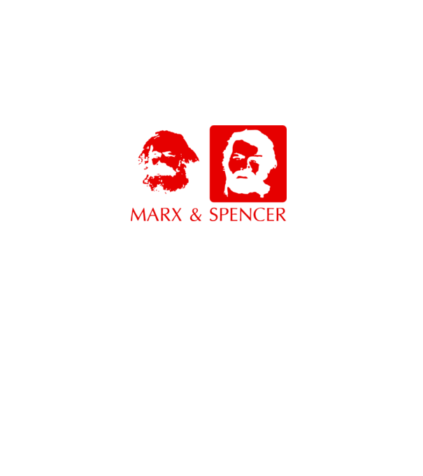 MARX and Spencer model negru pe tricou