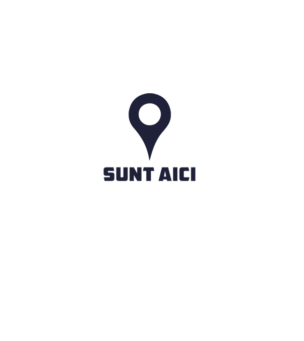 Sunt Aici model gri pe tricou