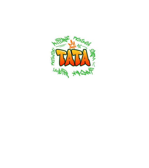 Graffiti tata model gri pe tricou