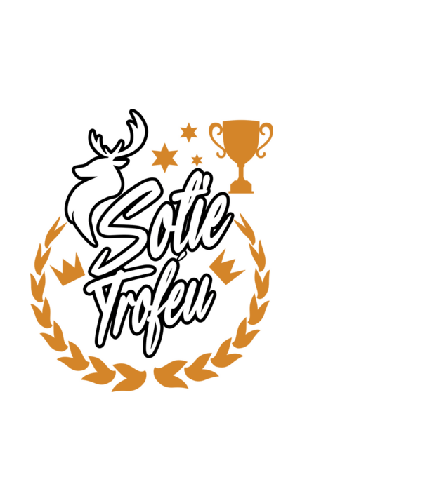 Soție trofeu model negru pe tricou