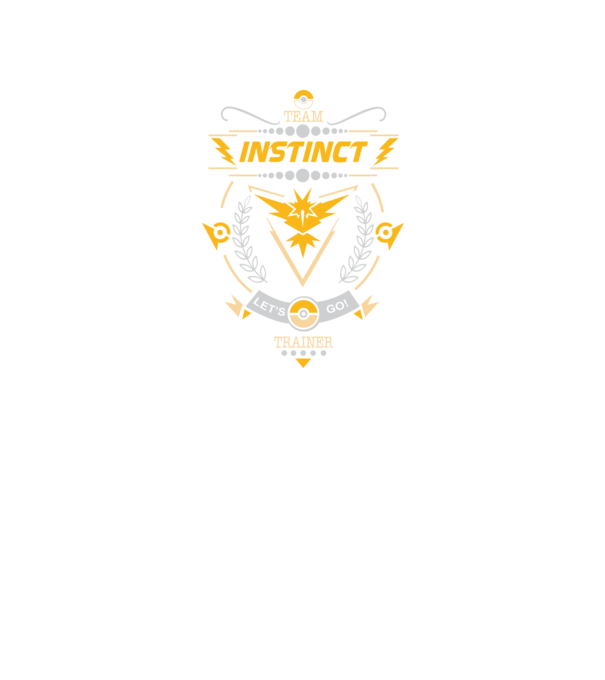 Instinct team model negru pe tricou