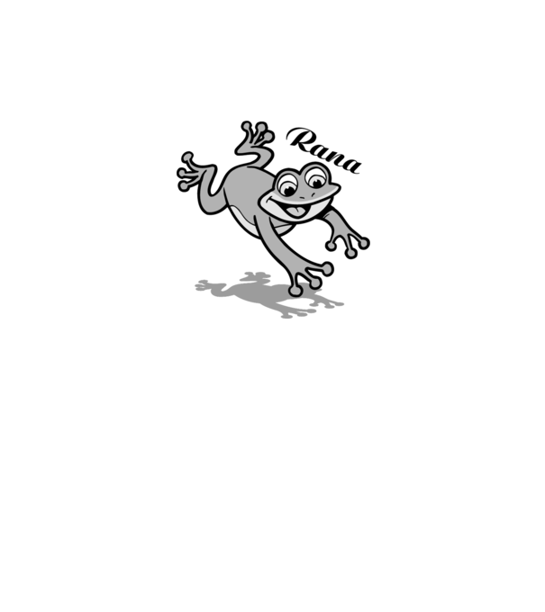Frog model alb pe tricou