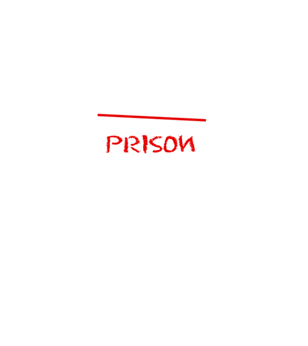 Back to prison - școală model negru pe tricou