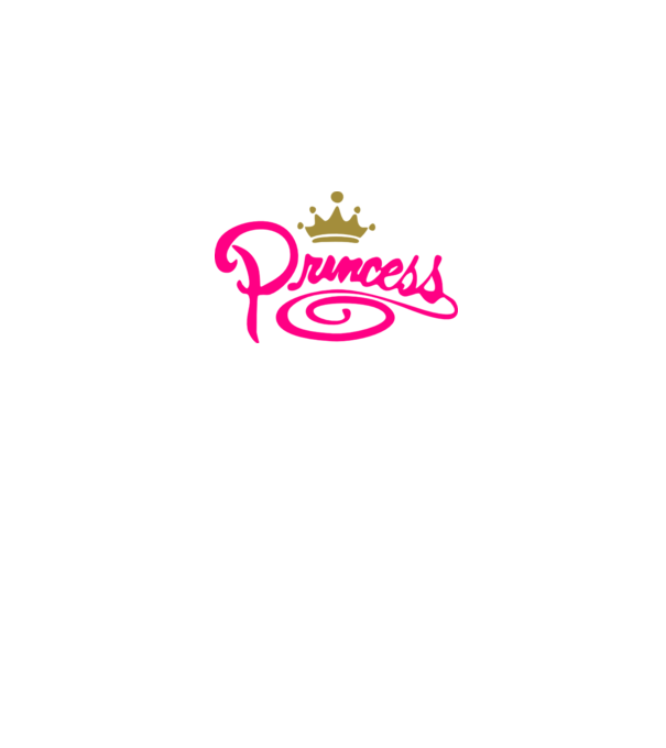 Princess model negru pe tricou