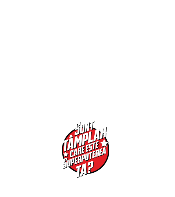 sunt tâmplar, care este superputerea ta? model alb pe tricou