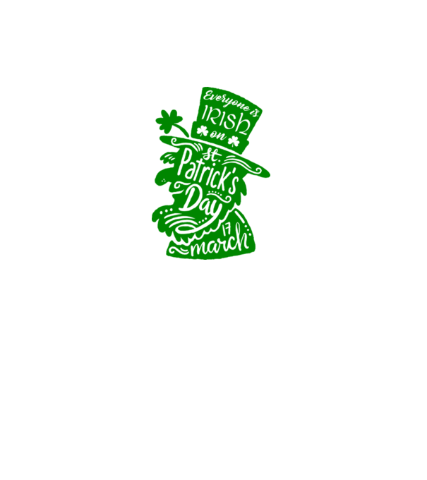 Everyone is irish leprechaun model gri pe tricou