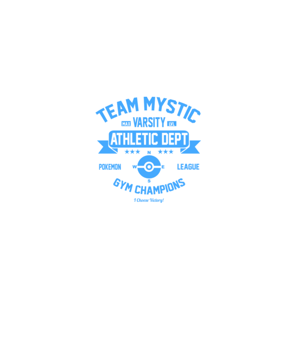 Mystic champions model negru pe tricou