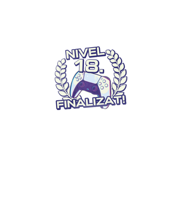 Nivel 18 finalizat! model negru pe tricou