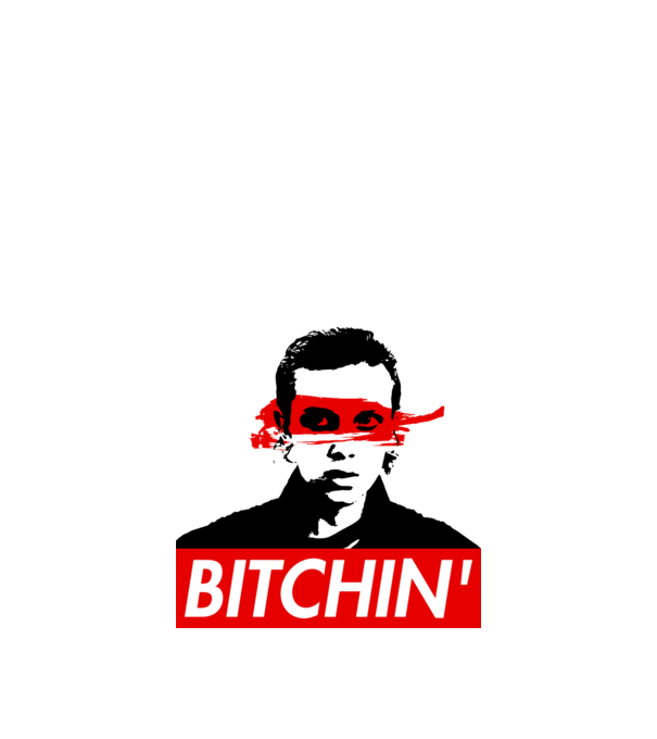bitchin eleven model nisipiu pe tricou