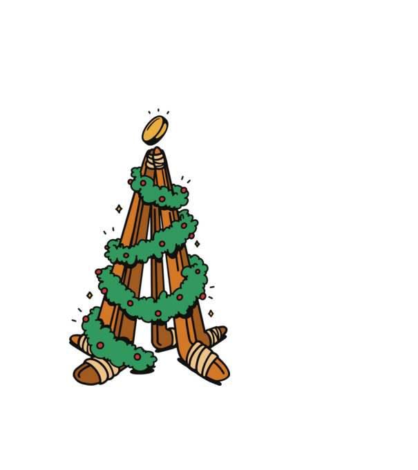 Hockey tree model alb pe tricou