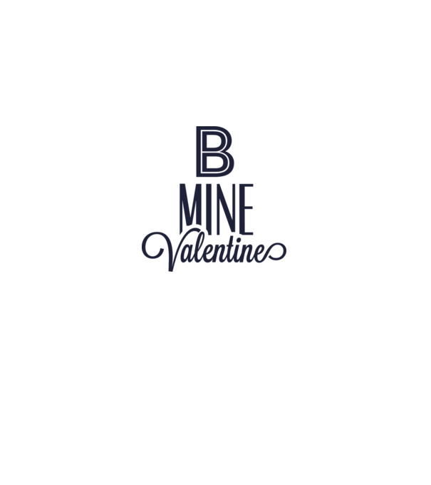 Be my Valentine! model alb pe tricou