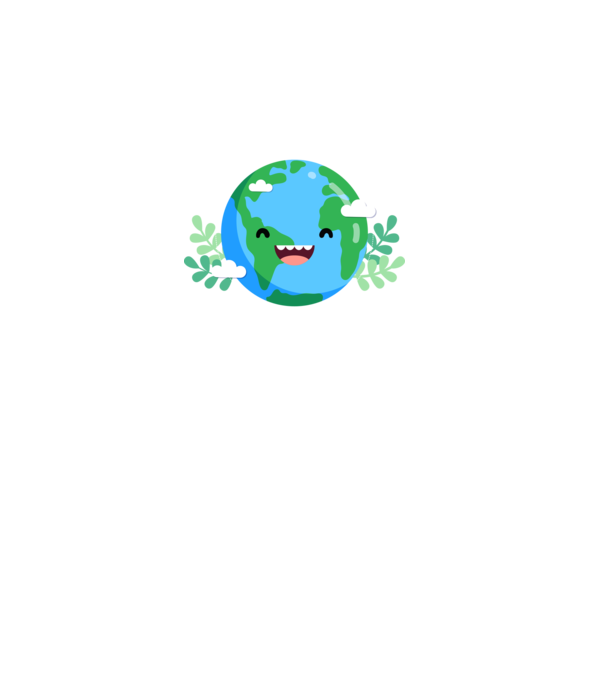 Earth smiley model alb pe tricou