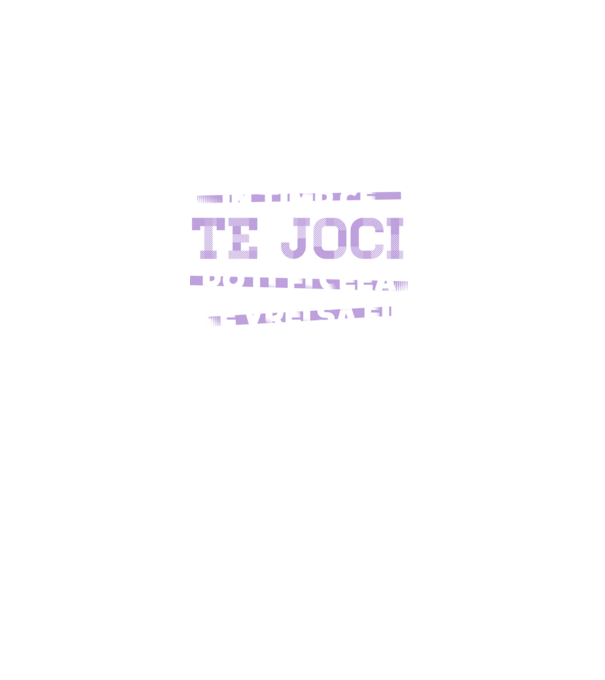 în timp ce te joci poți fi ceea ce vrei să fii - în acel moment model negru pe tricou
