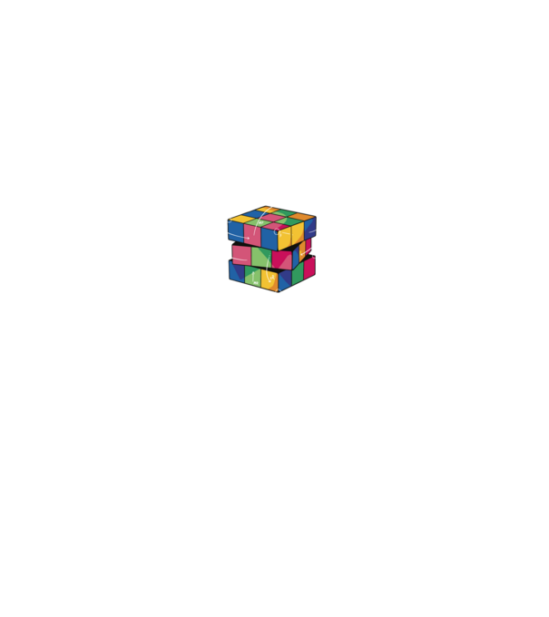 Rubik cube what part model negru pe tricou