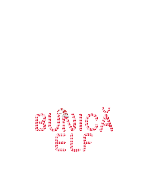 bunică elf model negru pe tricou