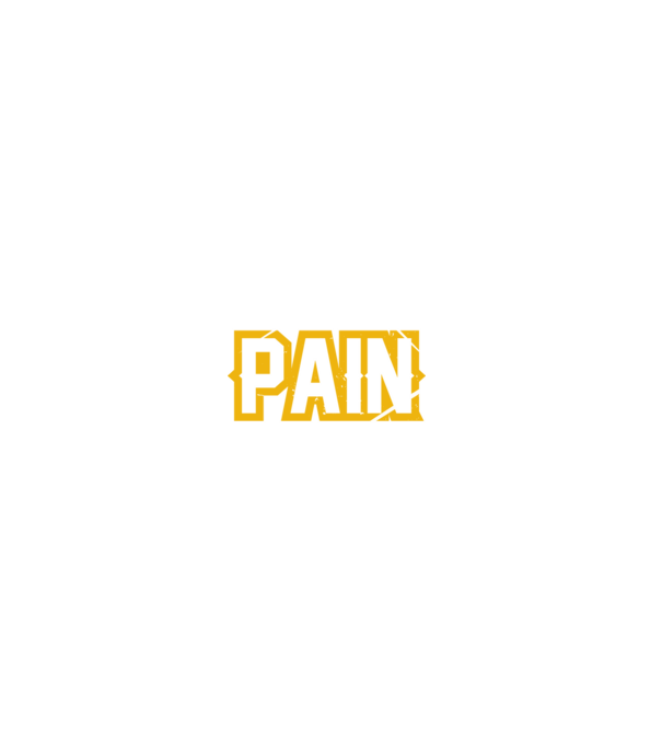 No Pain No Gain model negru pe tricou