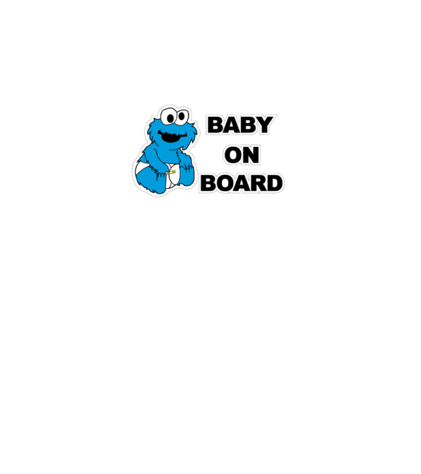 Baby Monster model gri pe tricou