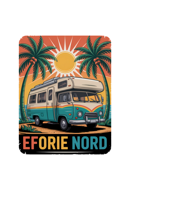 Eforie Nord model albastru deschis pe tricou