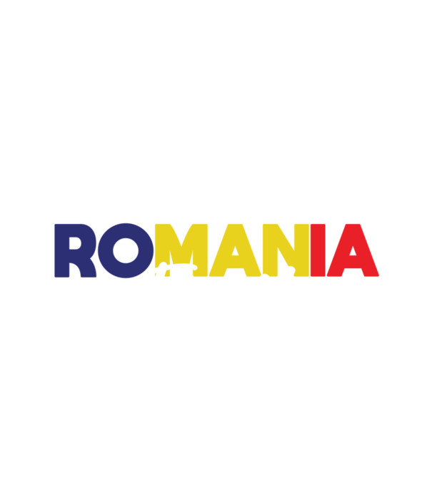 Romania forever model alb pe tricou