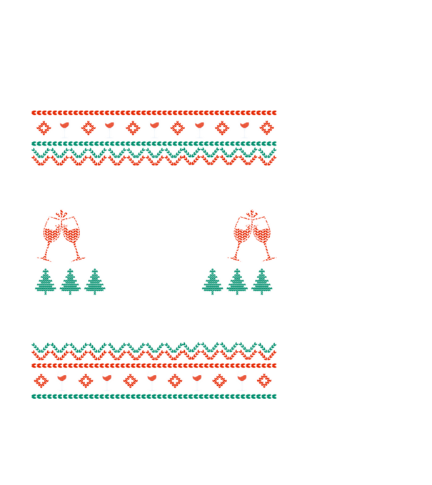 Fueled by wine and christmas model negru pe tricou