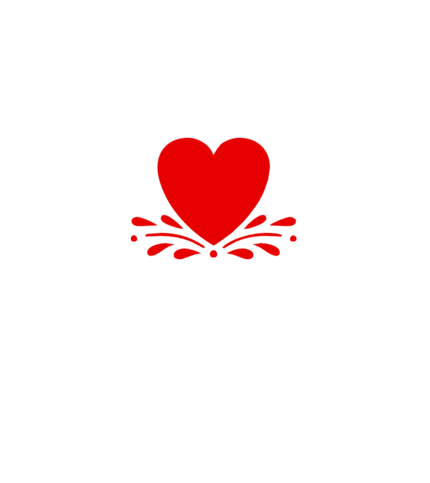 inimă Valentine model alb pe tricou