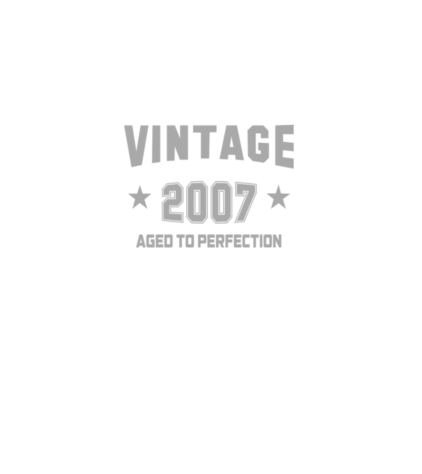 Vintage - 2007 model albastru închis pe tricou