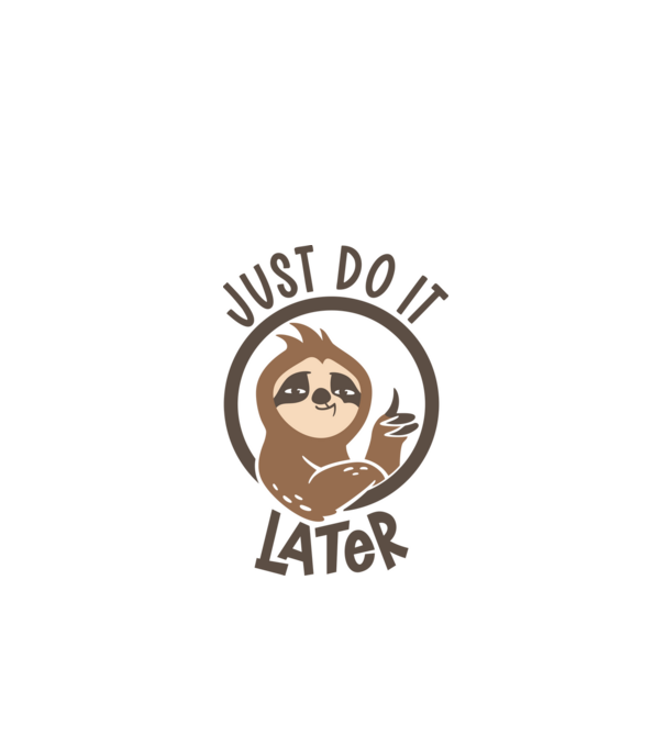 Just do it model alb pe tricou