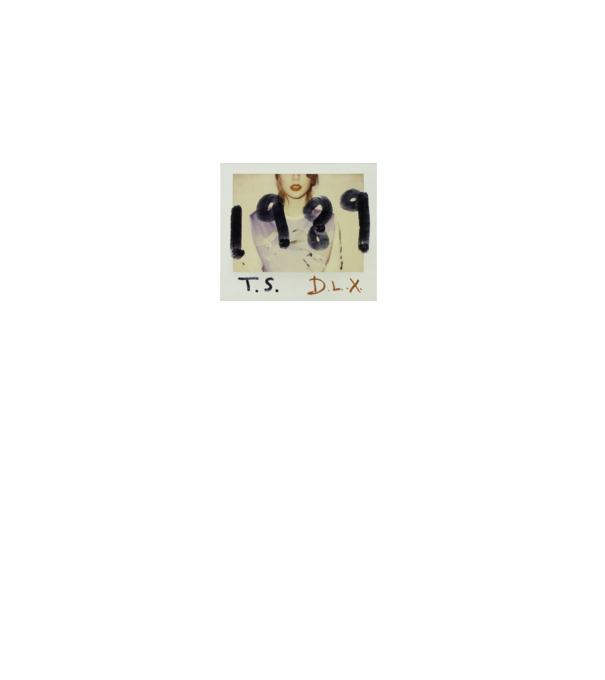 Taylor Swift polaroid model alb pe tricou