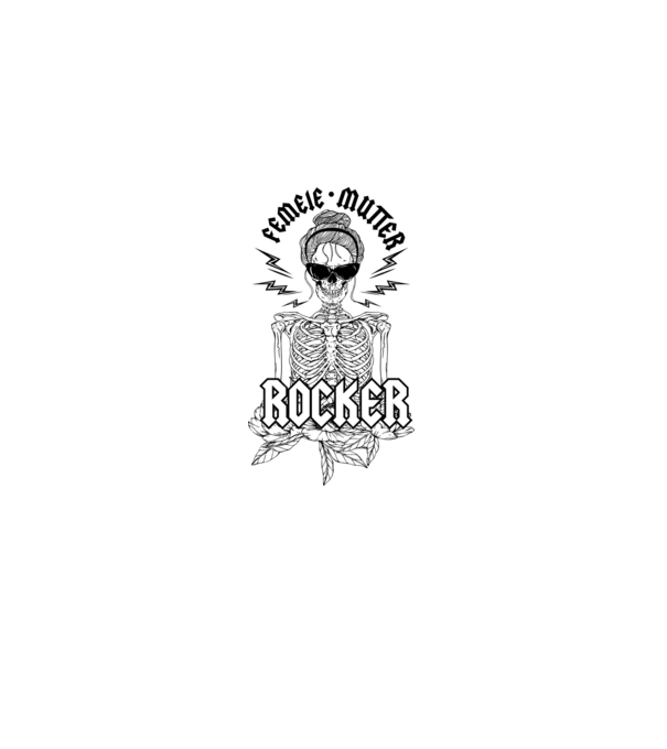 femeie - mutter - rocker model roz deschis pe tricou