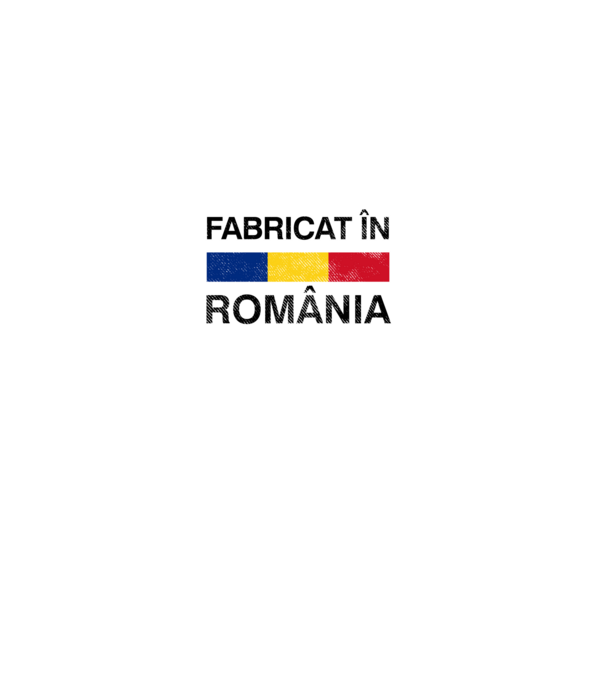 Fabricat în România model negru pe tricou