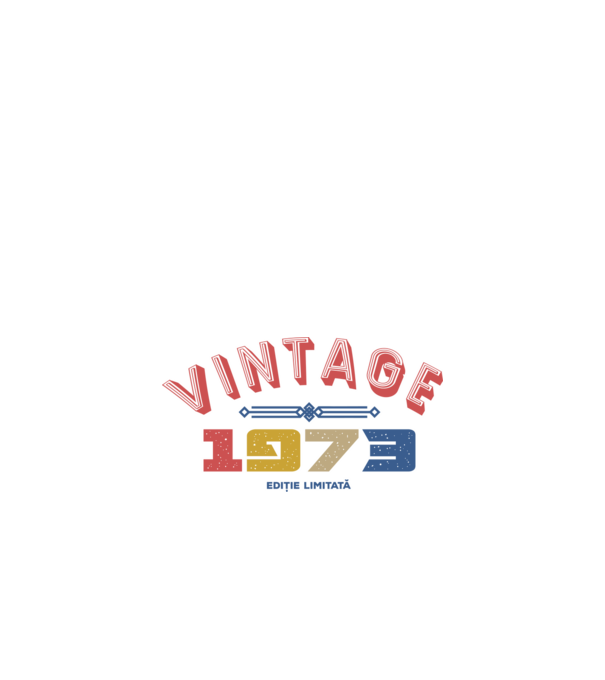 1973 Ediție limitată model alb pe tricou