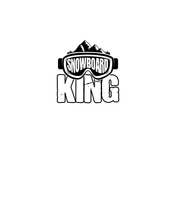 Snowboard king 01 model turcoaz pe tricou